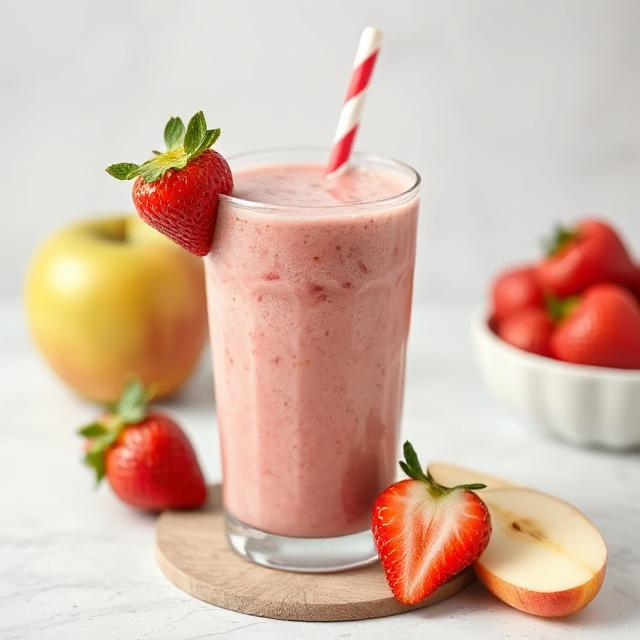 Apple Strawberry Smoothie